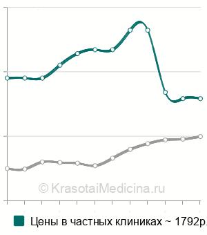 Средняя стоимость рентгенографии всего позвоночника в Санкт-Петербурге