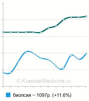 Средняя стоимость биопсии тонкой кишки в Санкт-Петербурге